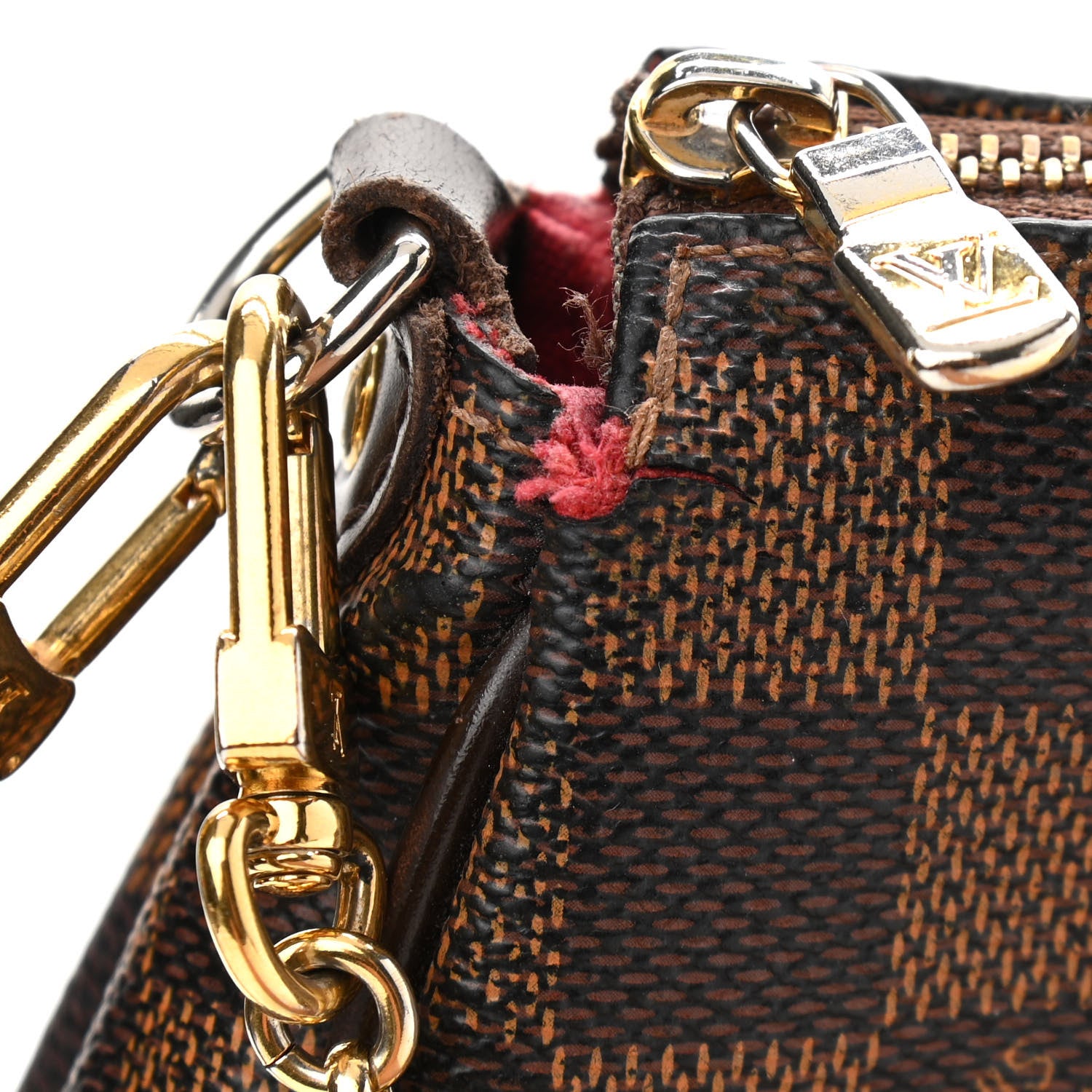 Louis Vuitton Damier Ebene Eva Clutch 12 of 15