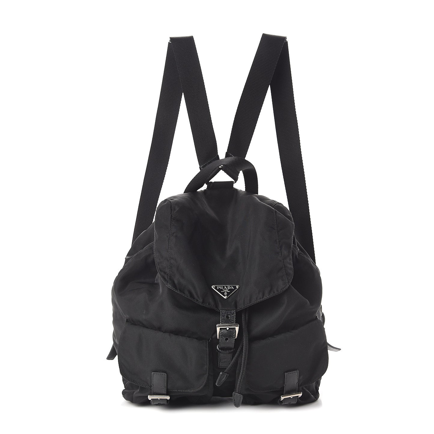 Nylon Vela Medium Backpack Black
