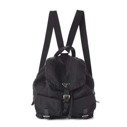 Prada Nylon Vela Medium Backpack Black 1 of 8