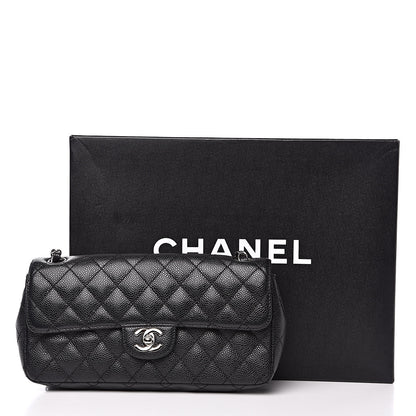 Chanel Caviar Quilted East West Flap Black 12 of 12