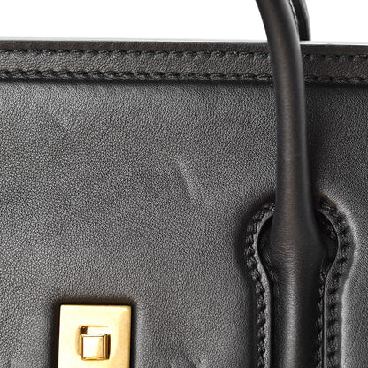 Versace Vitello Quilted Medium Palazzo Empire Bag Black 14 of 14