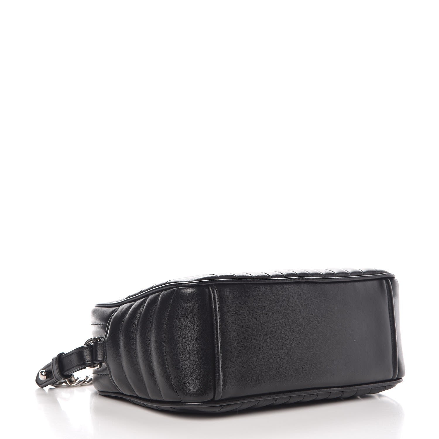 Prada Soft Calfskin Diagramme Crossbody Bag Black 4 of 7