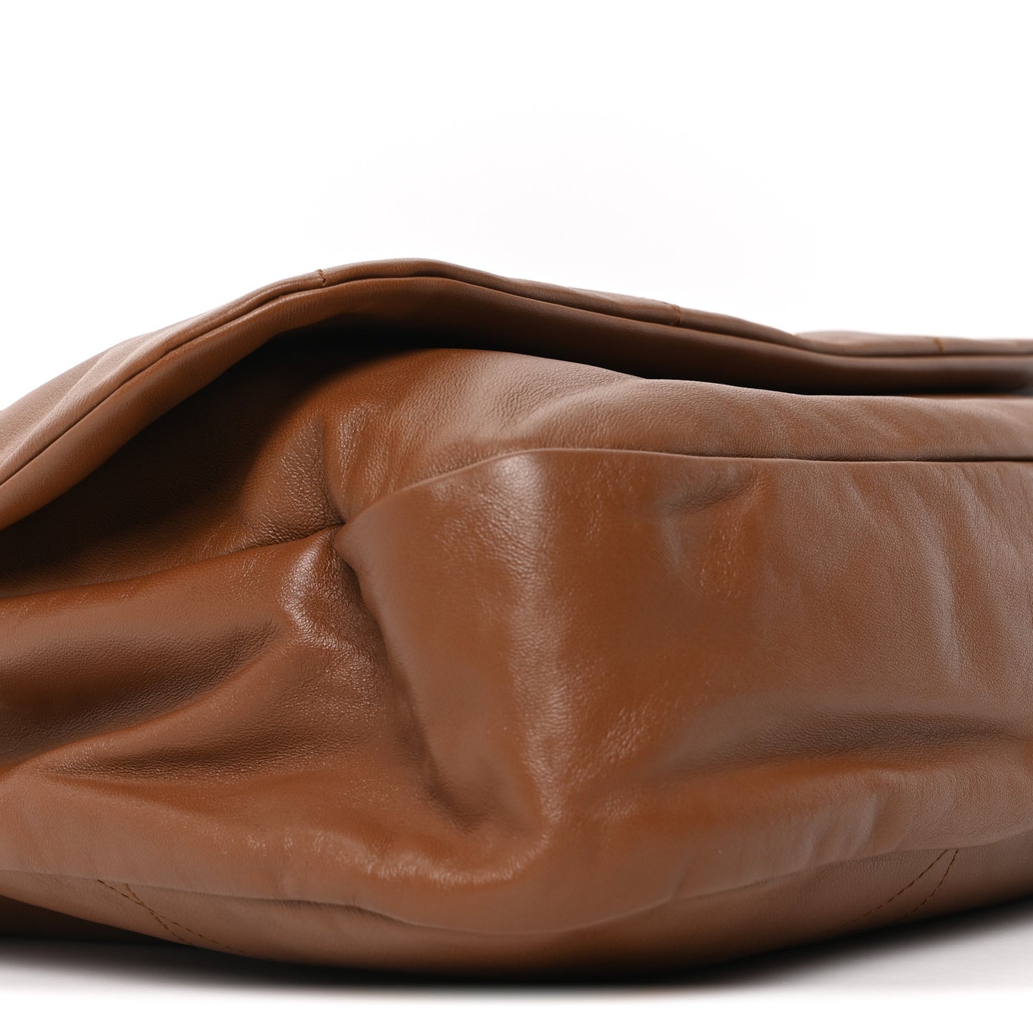 Lambskin Matelasse Monogram Large Jamie 4.3 Light Fox