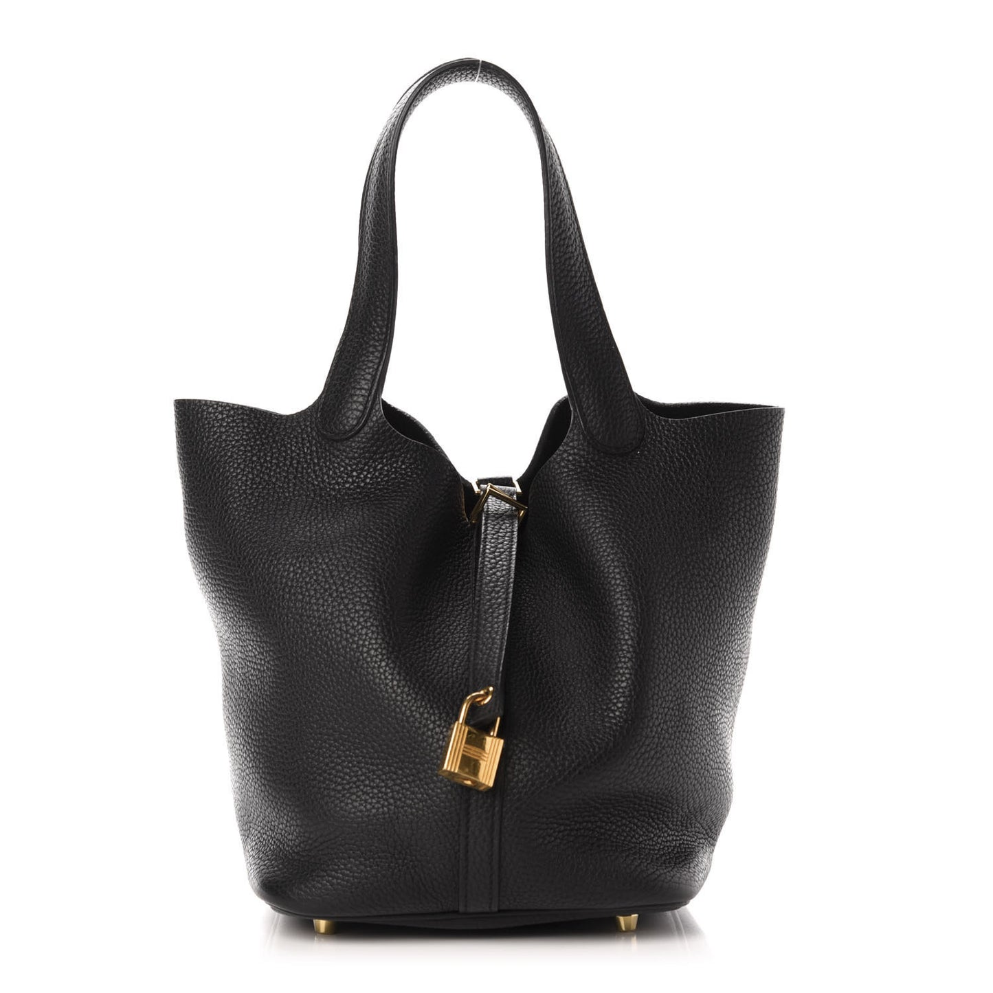 Taurillon Clemence Picotin Lock 22 MM Black