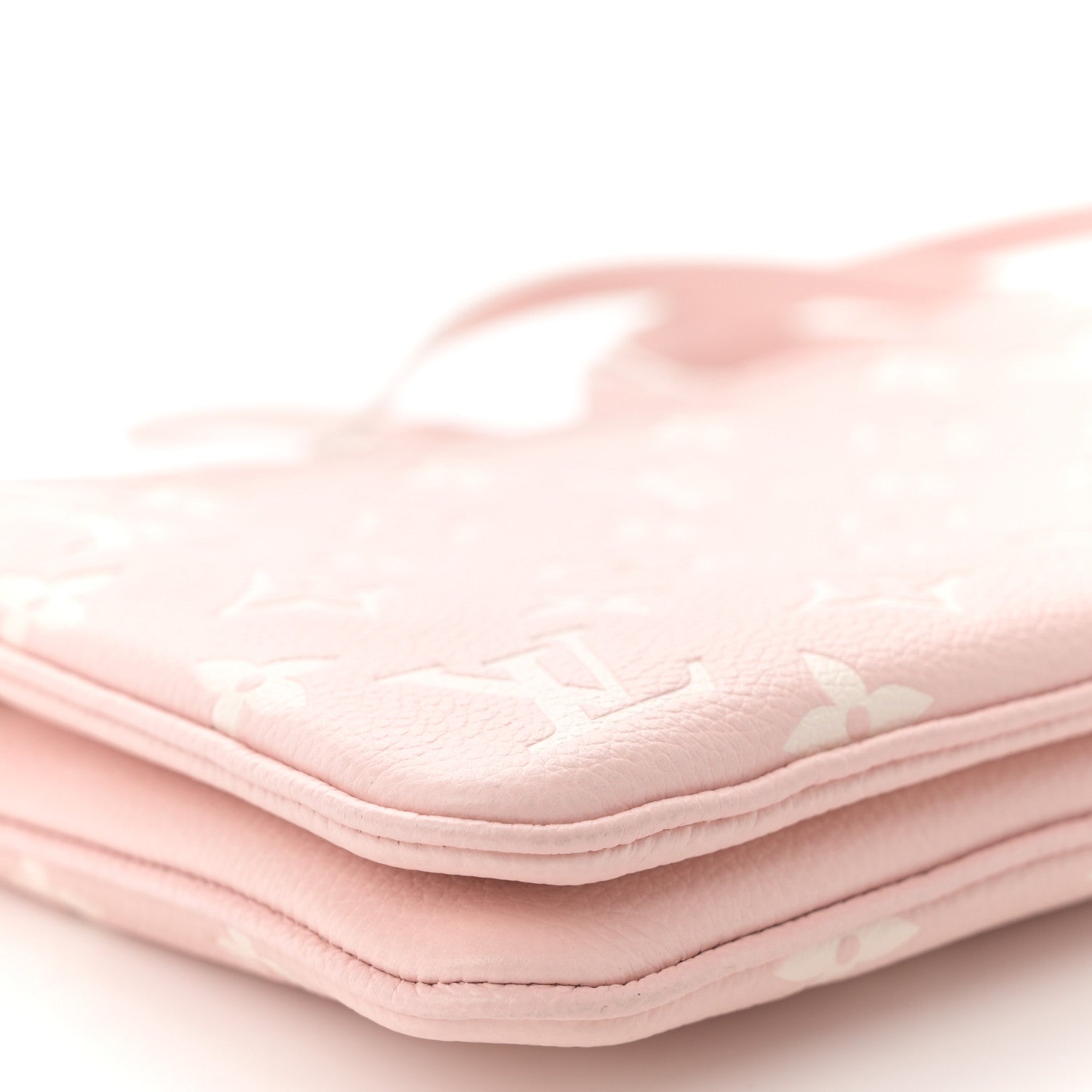 Louis Vuitton Empreinte Monogram Double Zip Pochette Rose 9 of 10