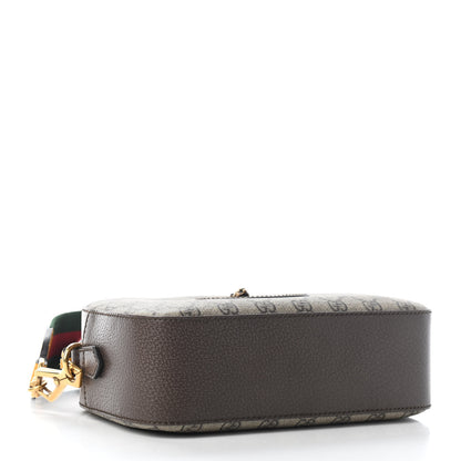 Gucci GG Supreme Monogram Web Neo Vintage Shoulder Bag Beige New Acero Crop 4 of 9