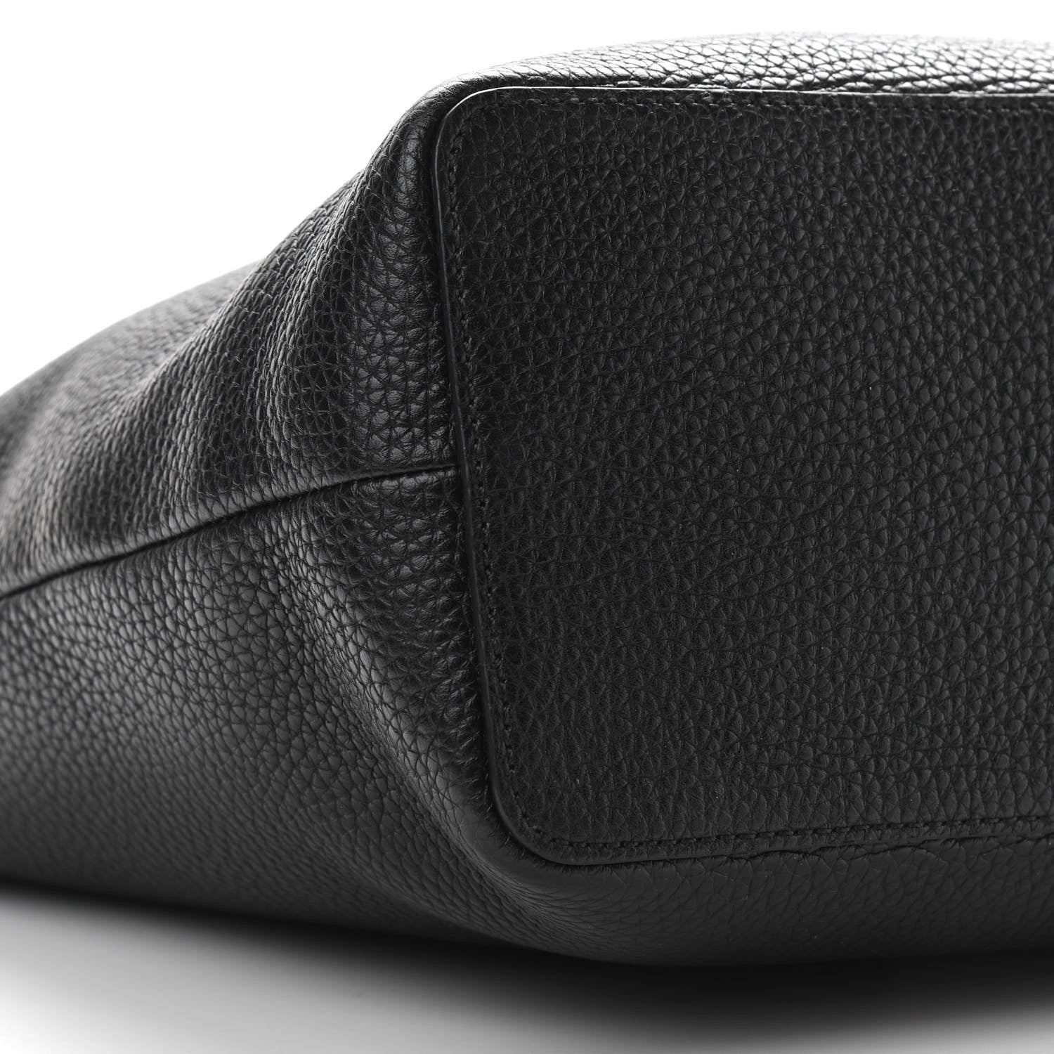 Tom Ford Pebbled Calfskin Zip Shoulder Bag Black 5 of 9