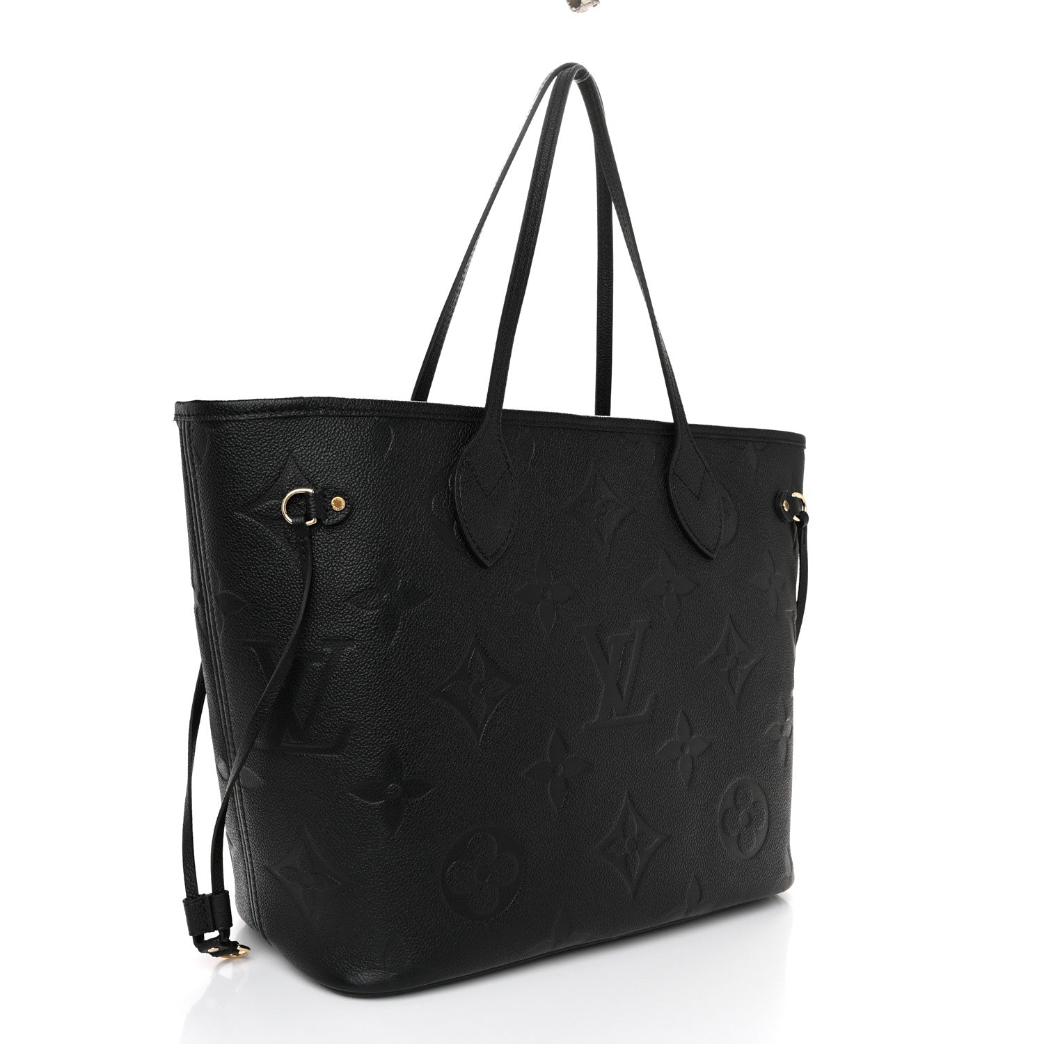 Louis Vuitton Empreinte Monogram Giant Neverfull MM Black 4 of 10