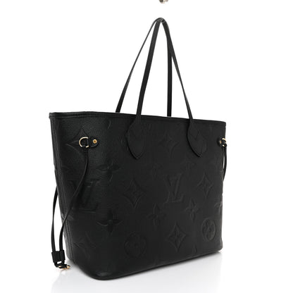 Louis Vuitton Empreinte Monogram Giant Neverfull MM Black 4 of 10