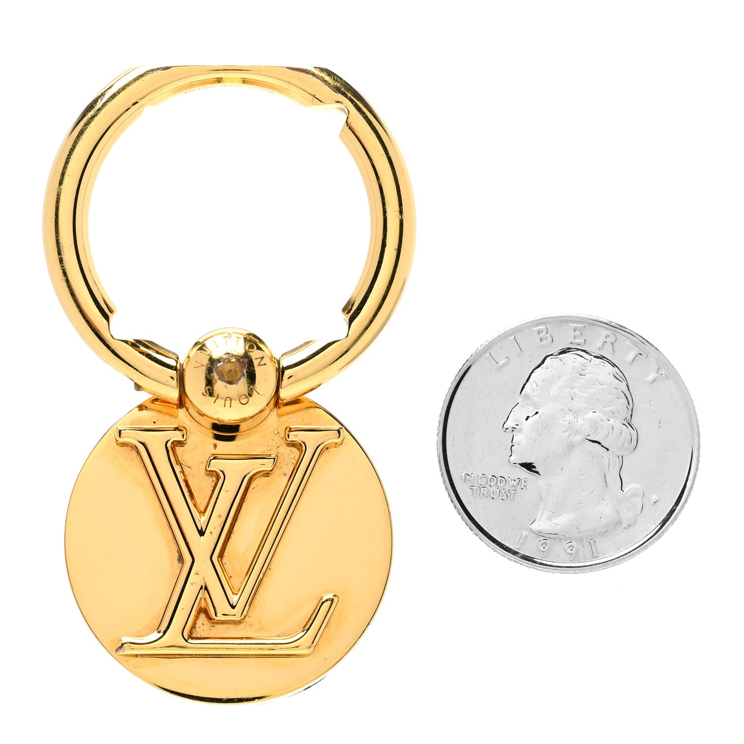 Louis Vuitton Louise Phone Ring Holder Gold 2 of 5