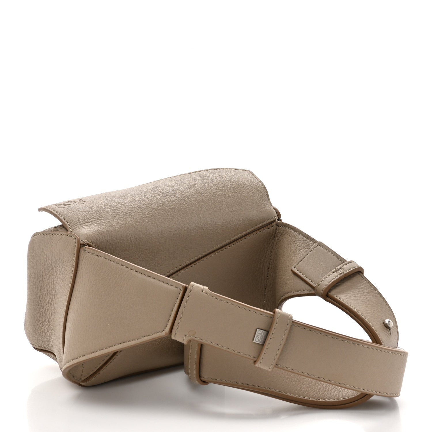 Loewe Calfskin Mini Puzzle Bumbag Sand 3 of 10