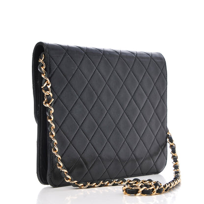 Chanel Lambskin Quilted Small Single Flap Black 3 of 7