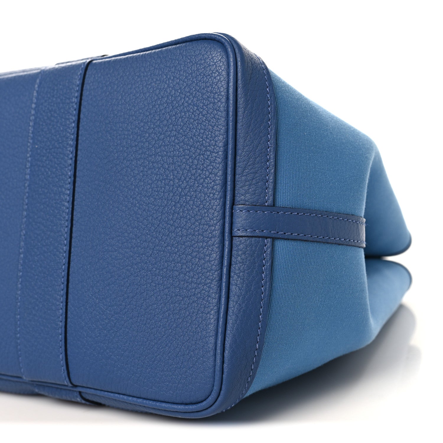 Hermes Toile Officier Negonda Garden Party 36 MM Azur Bleu