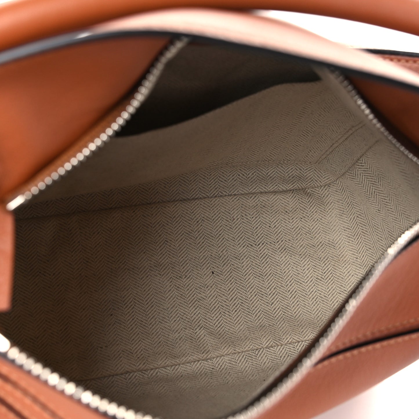 Calfskin Small Puzzle Bag Tan