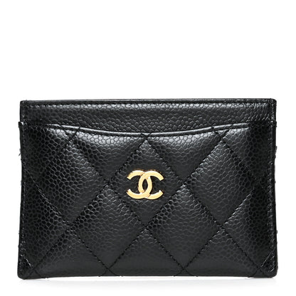 Chanel Caviar Quilted Card Holder Black 1 of 8