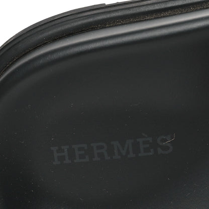 Hermes Satin Crepe Chypre Sandals 37.5 Rose Peche Violet Petale 8 of 12