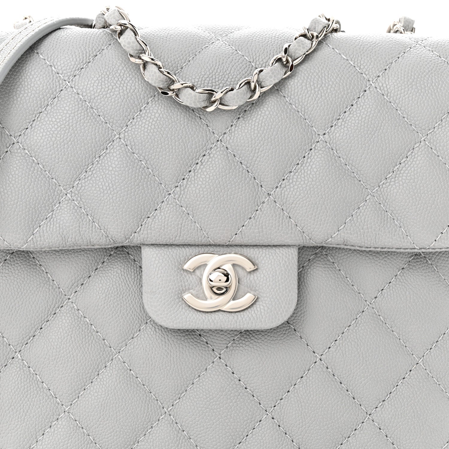 Chanel Caviar Quilted Medium Urban Companion Flap Grey 8 of 12