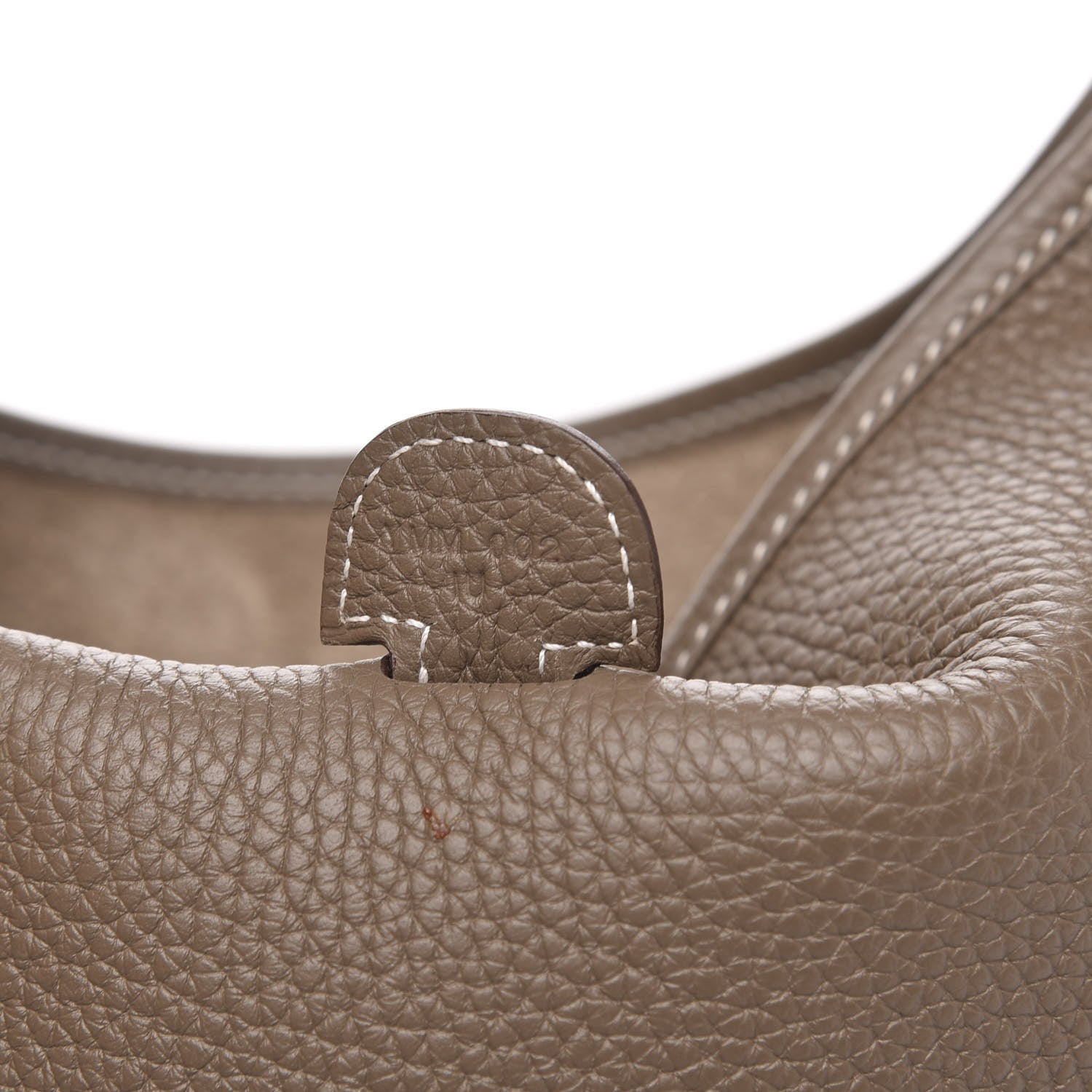 Hermes Taurillon Clemence Evelyne III PM Etoupe 7 of 11