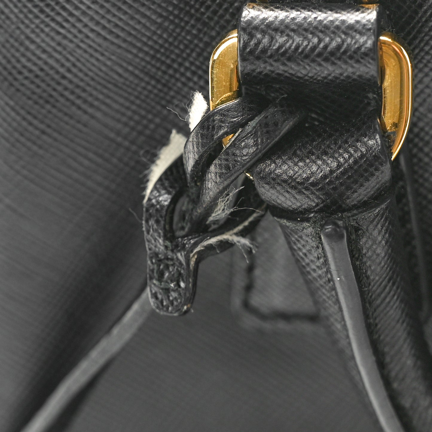 Saffiano Lux Mini Promenade Tote Black