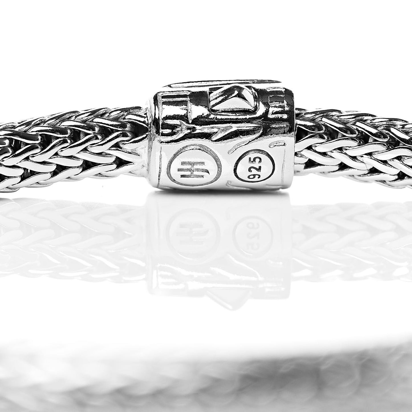 Sterling Silver Diamond 5mm Classic Chain Bracelet