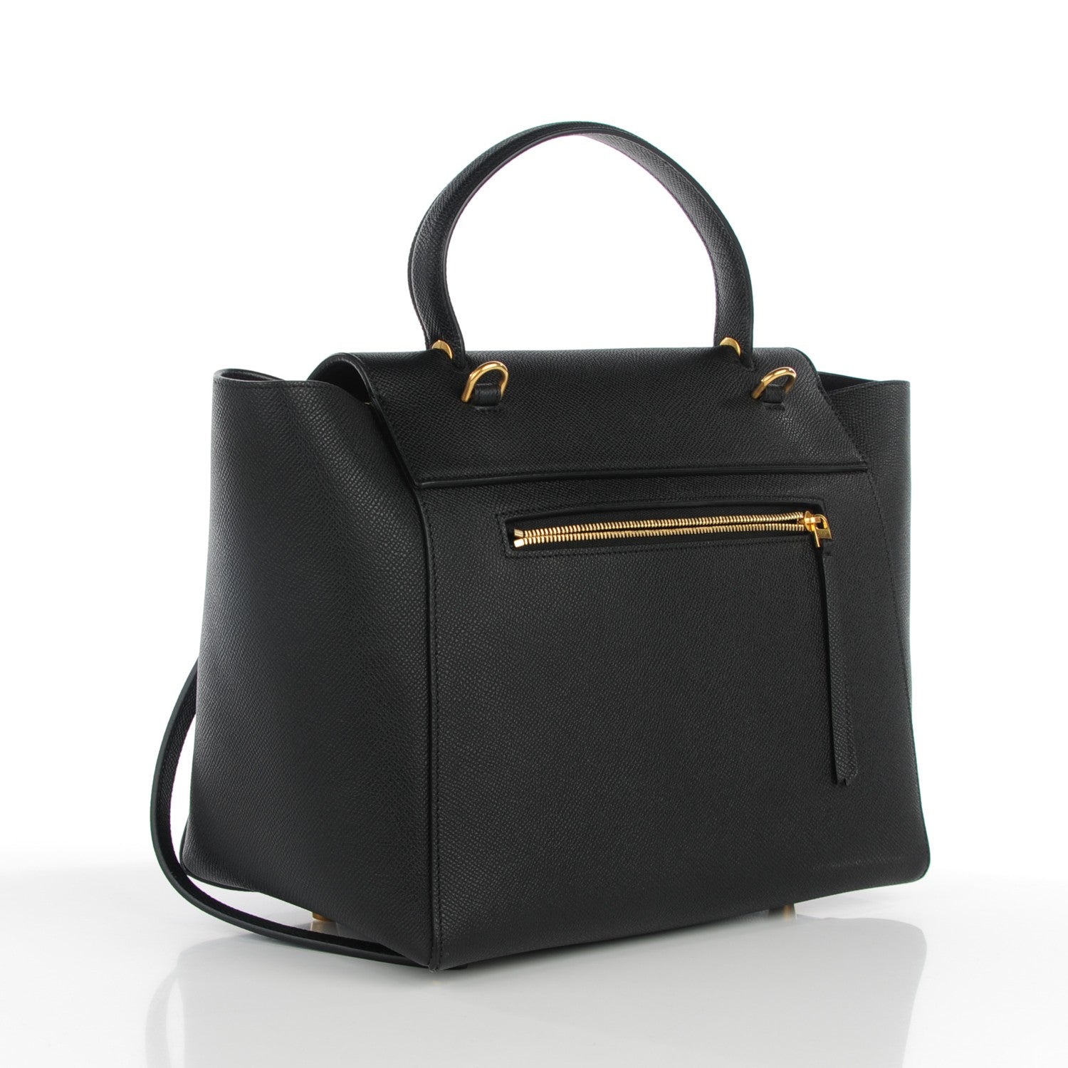 Celine Grained Calfskin Mini Belt Bag Black 3 of 8