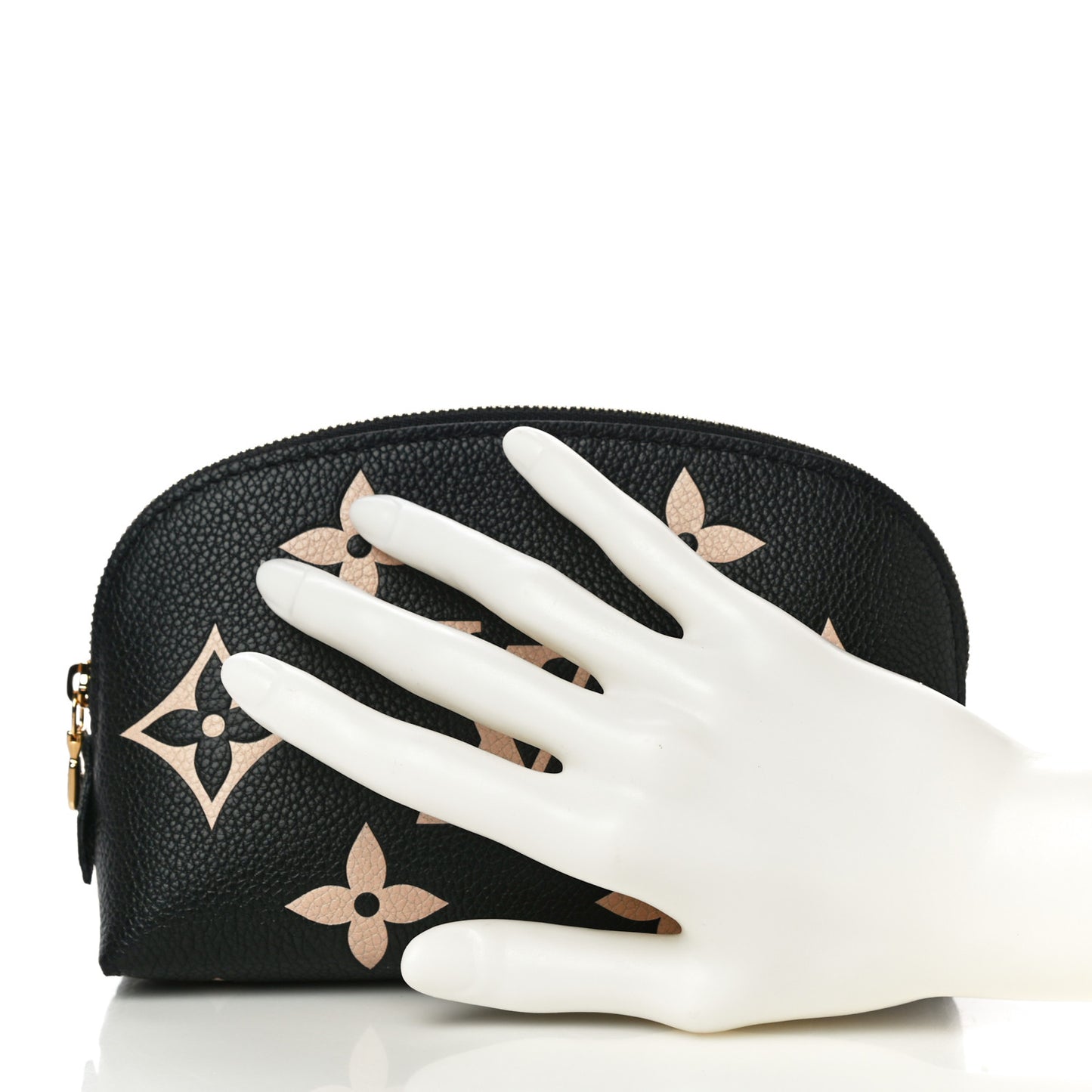 Empreinte Monogram Giant Cosmetic Pouch Black Beige