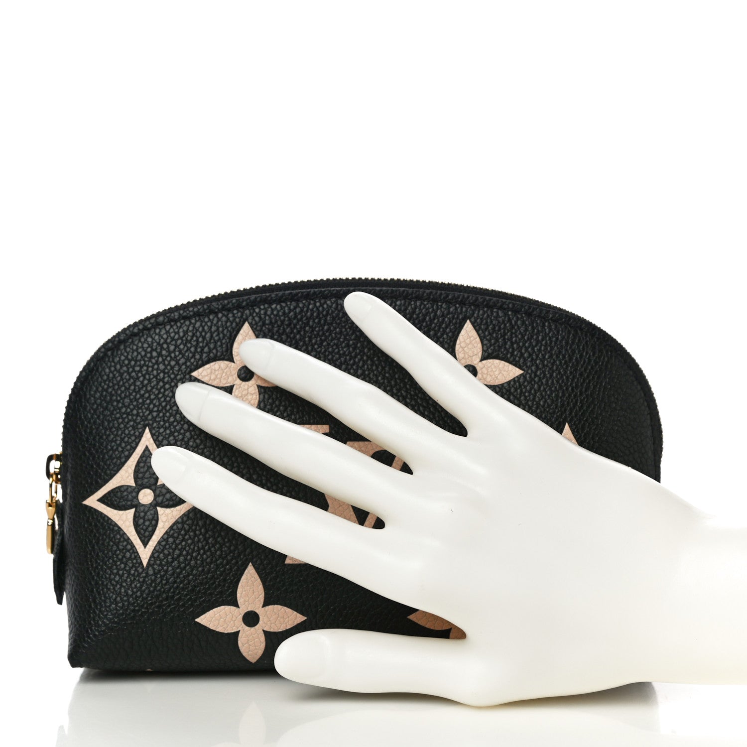 Louis Vuitton Empreinte Monogram Giant Cosmetic Pouch Black Beige 2 of 9