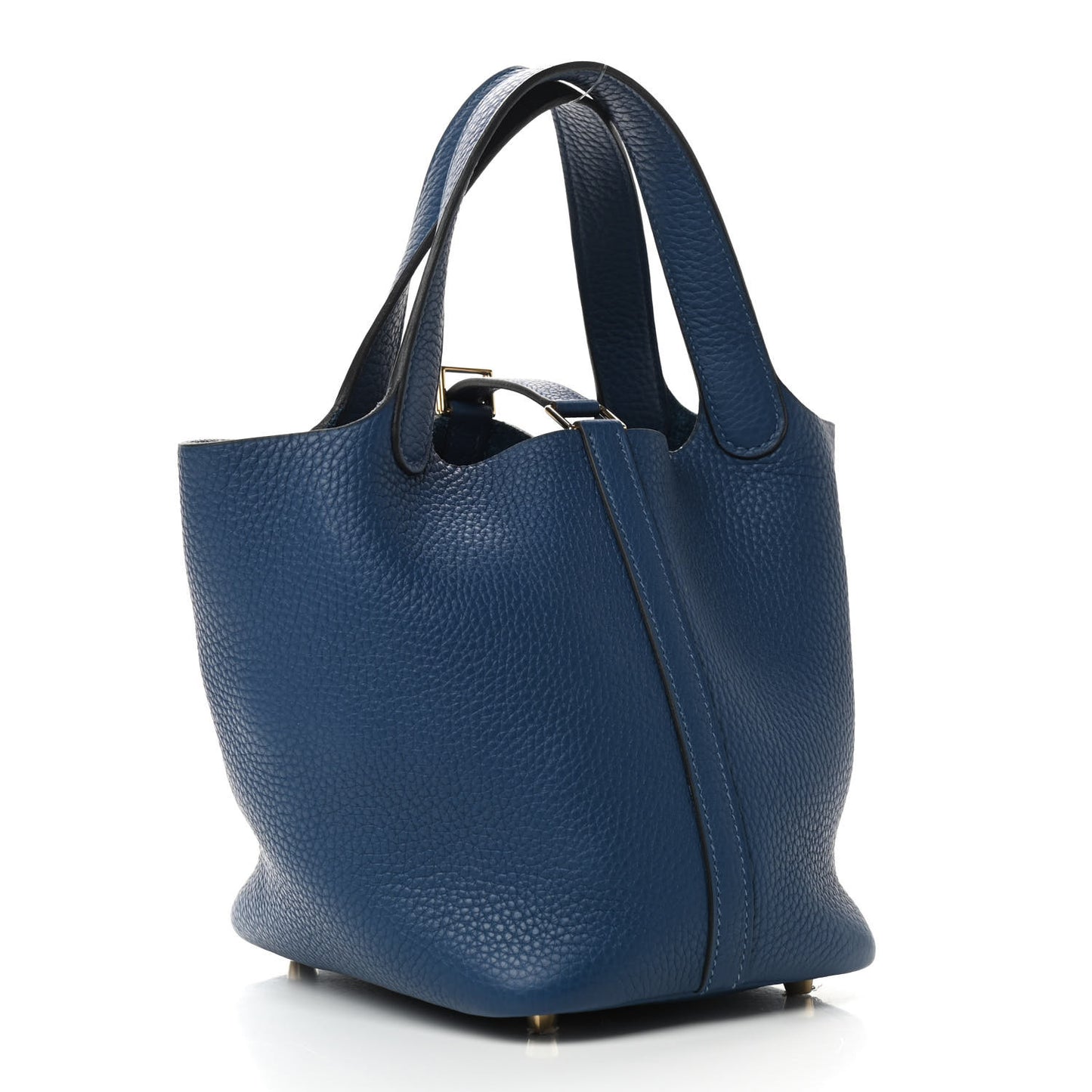 Taurillon Clemence Picotin Lock 18 PM Deep Bleu