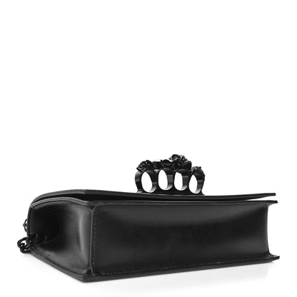 Alexander McQueen Calfskin Knuckle Shoulder Bag Black 4 of 10