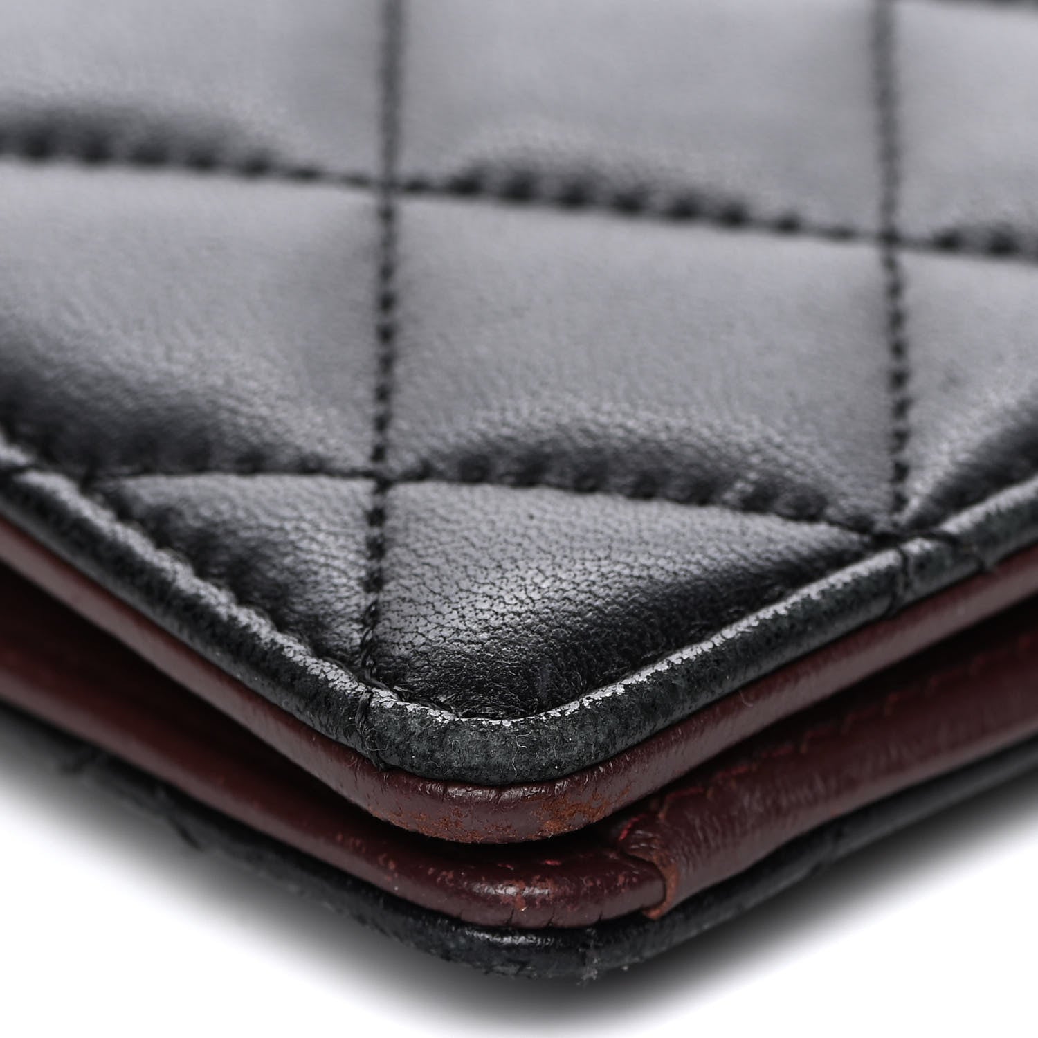 Chanel Lambskin Quilted Yen Wallet Black 10 of 18