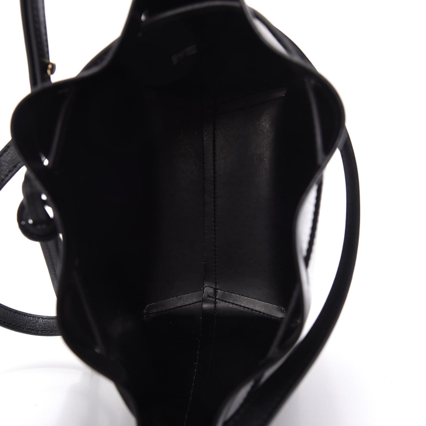 Saffiano Mini Bucket Bag Black