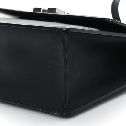 Off-White Calfskin Diagonal Quilted Jitney 1.4 Shoulder Bag Black 8 of 9