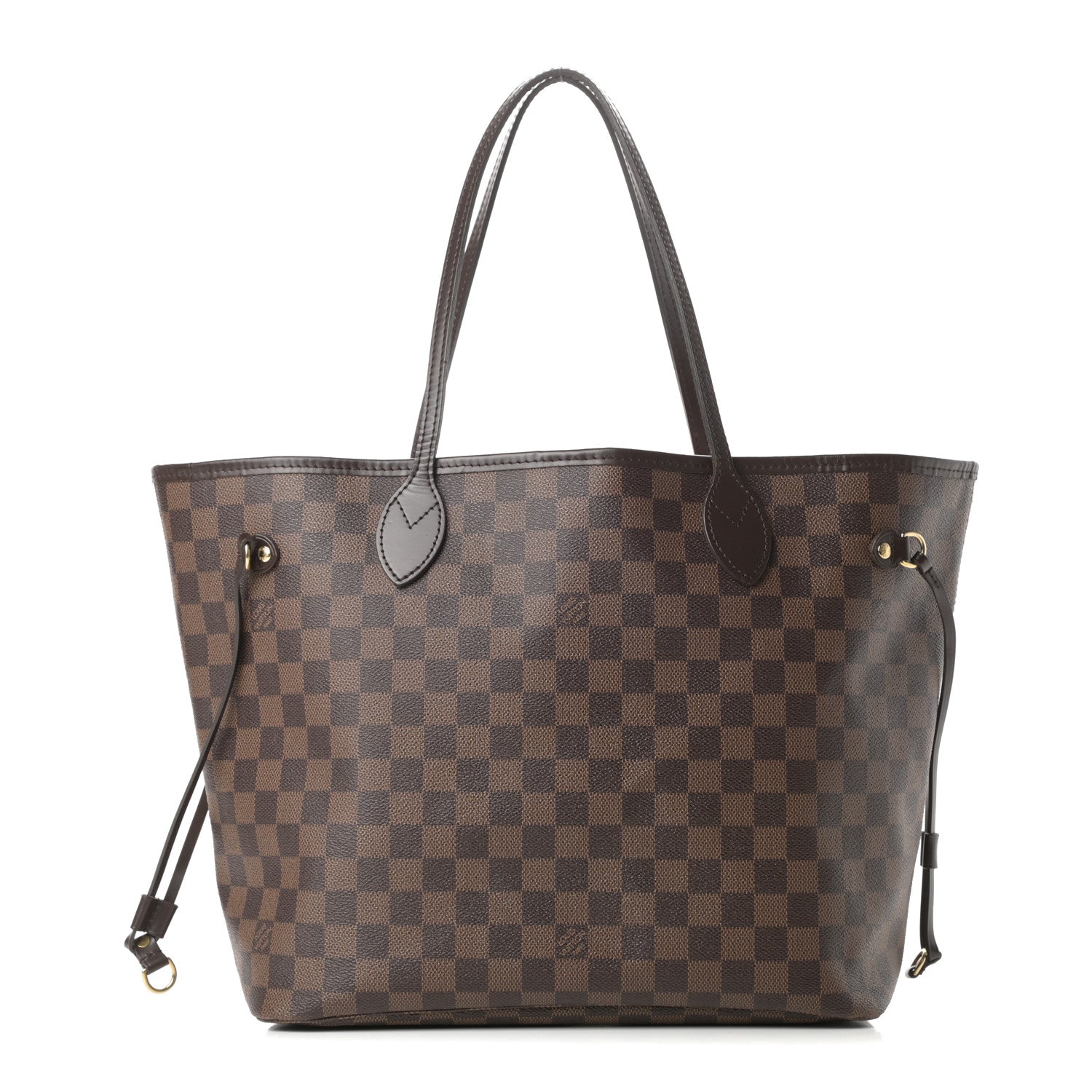 Louis Vuitton Damier Ebene Neo Neverfull MM Rose Ballerine 1 of 20