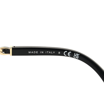 Chanel Acetate Metal Lambskin Square Chain Sunglasses 5210-Q-A Black 6 of 7