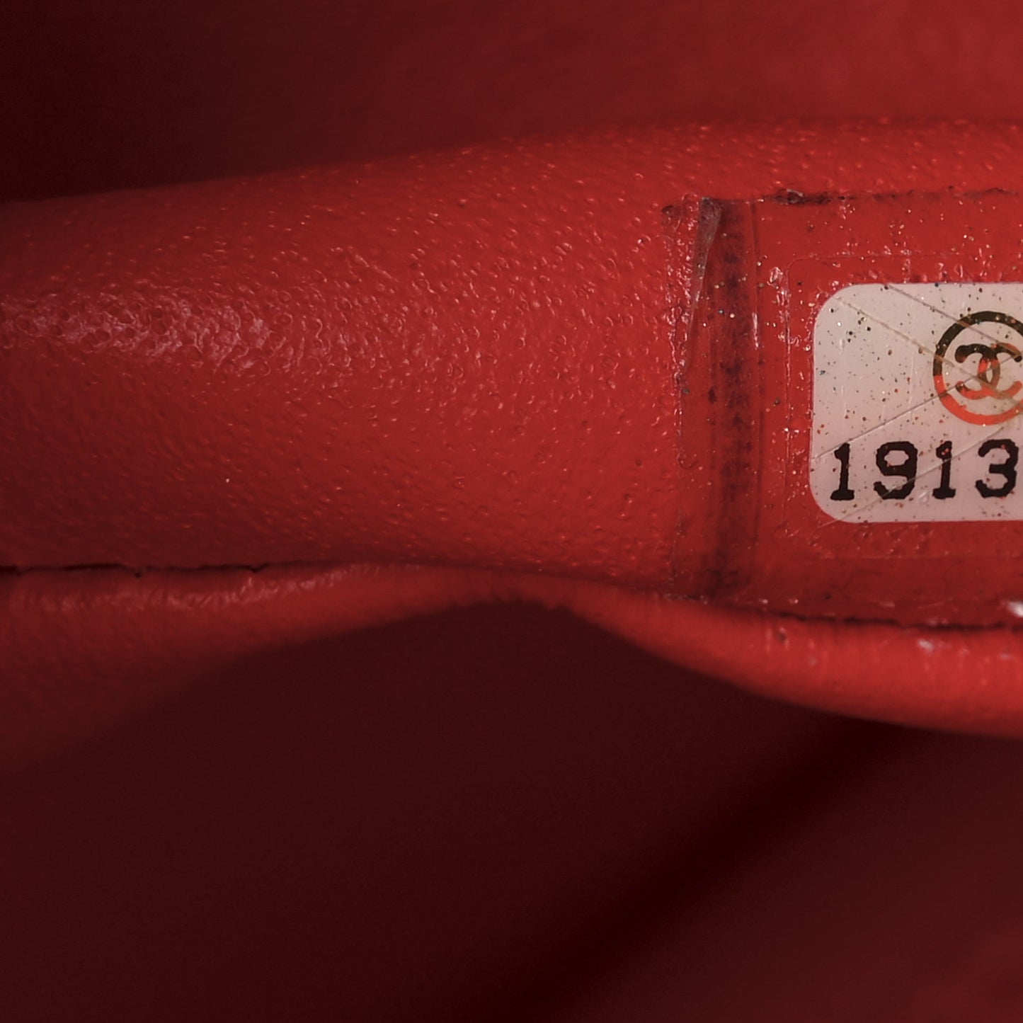 Patent Calfskin Quilted Medium Double Flap Red