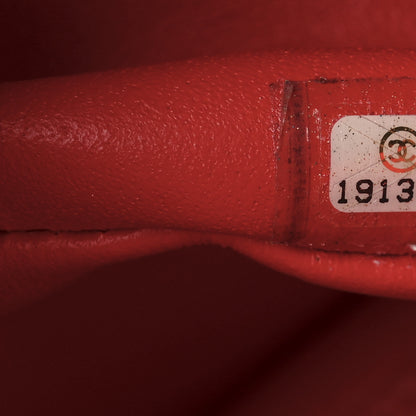 Chanel Patent Calfskin Quilted Medium Double Flap Red 7 of 10