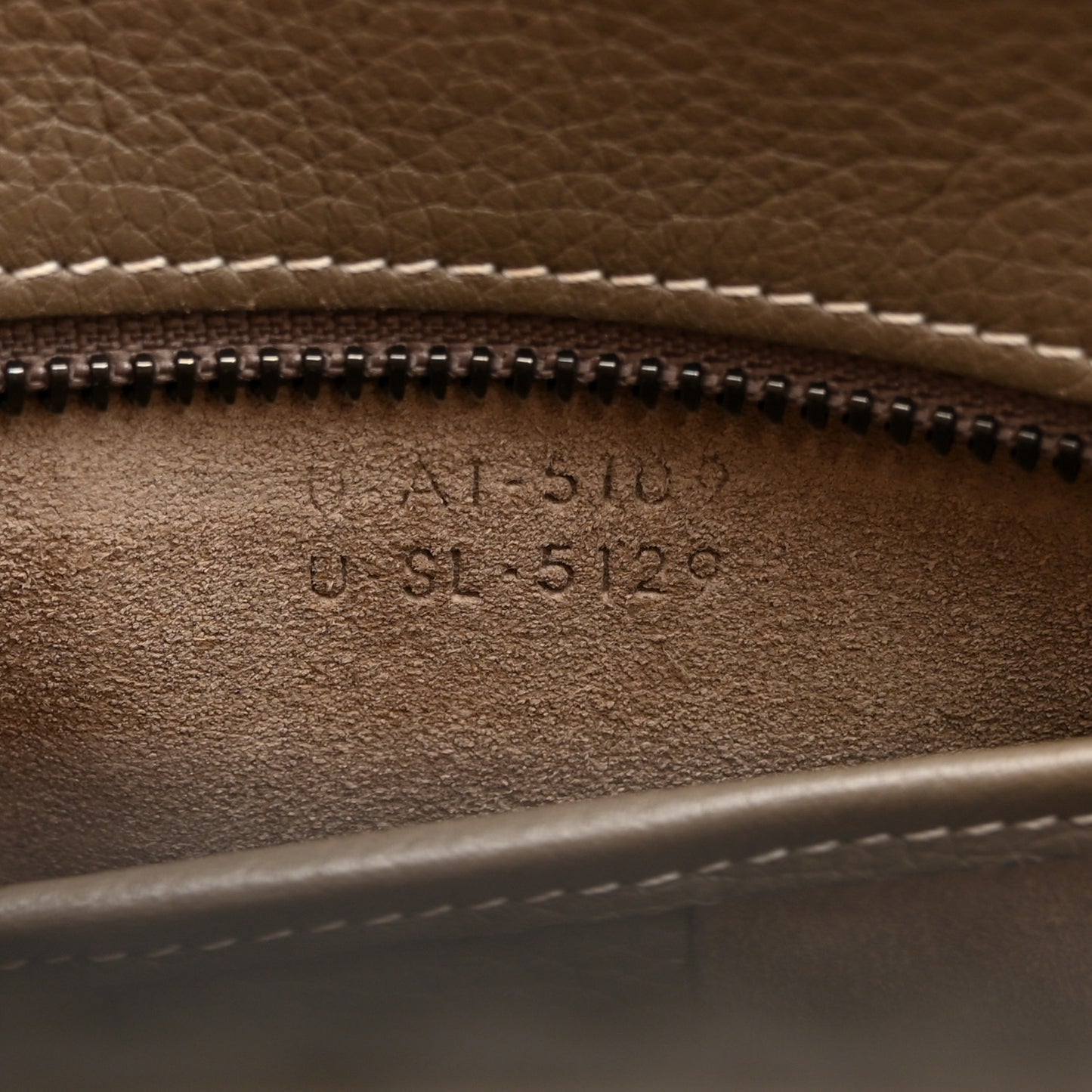 Drummed Calfskin Nano Luggage Souris