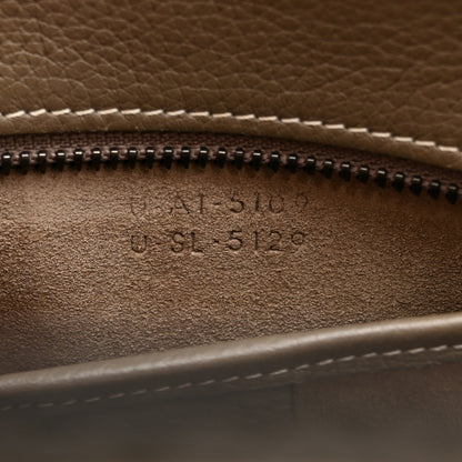 Celine Drummed Calfskin Nano Luggage Souris 8 of 11