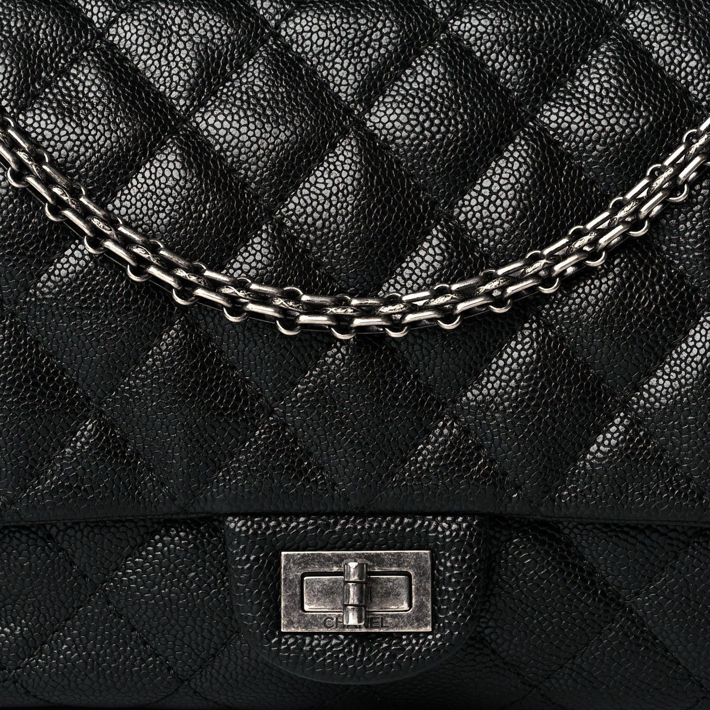 Caviar Quilted 2.55 Reissue 226 Flap Black
