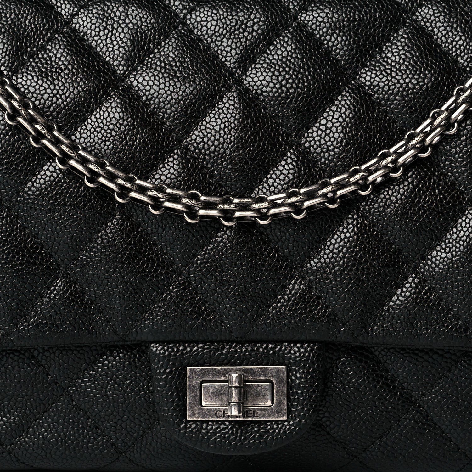 Chanel Caviar Quilted 2.55 Reissue 226 Flap Black 8 of 15