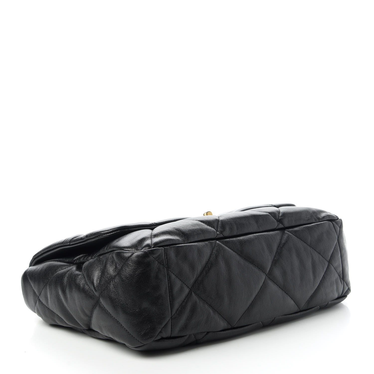 Chanel Lambskin Quilted Maxi Chanel 19 Flap Black 4 of 10