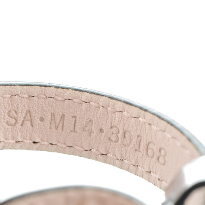 Bulgari Metallic Calfskin Serpenti Forever Bracelet L Silver 5 of 7