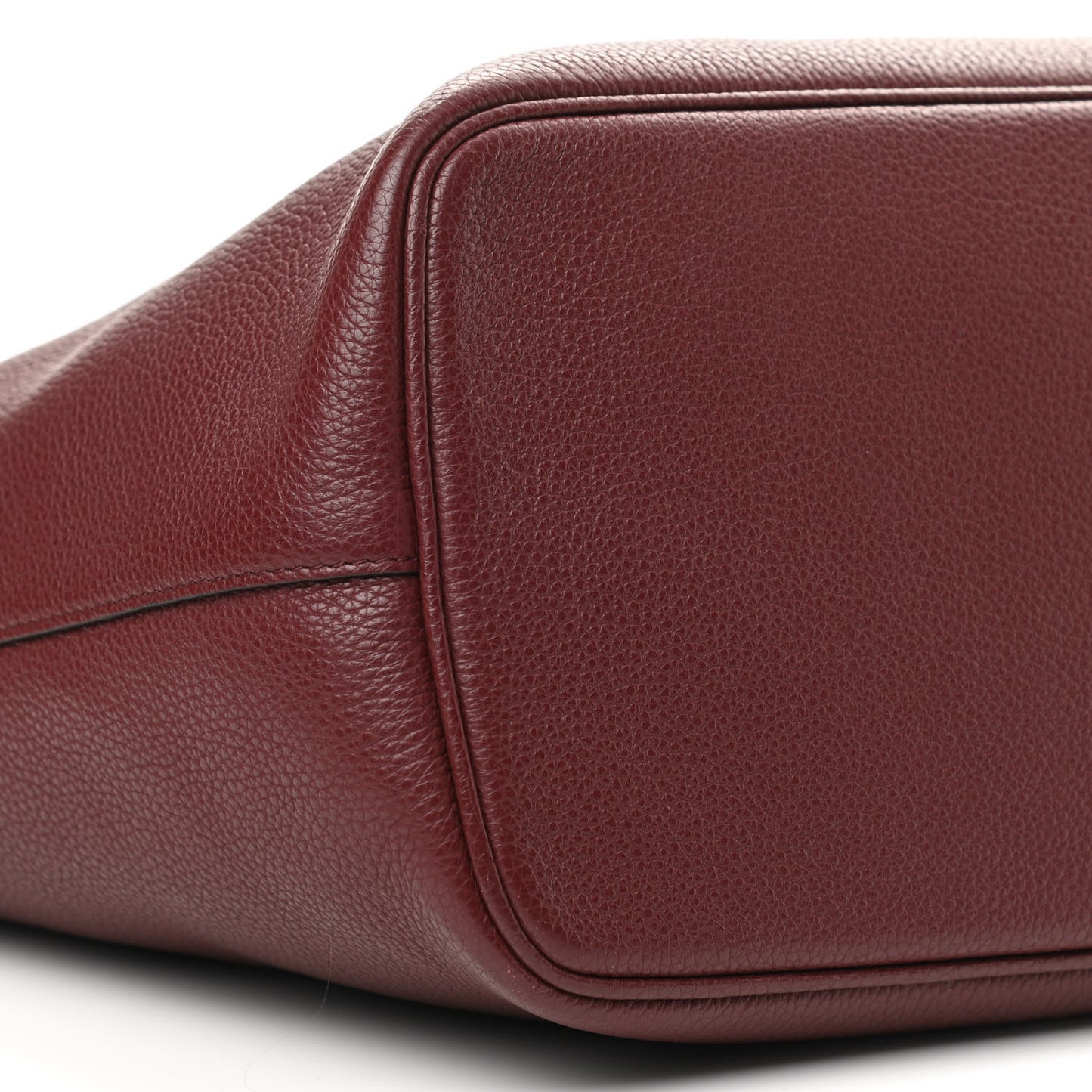 Calfskin Medium Gancini Tote Burgundy