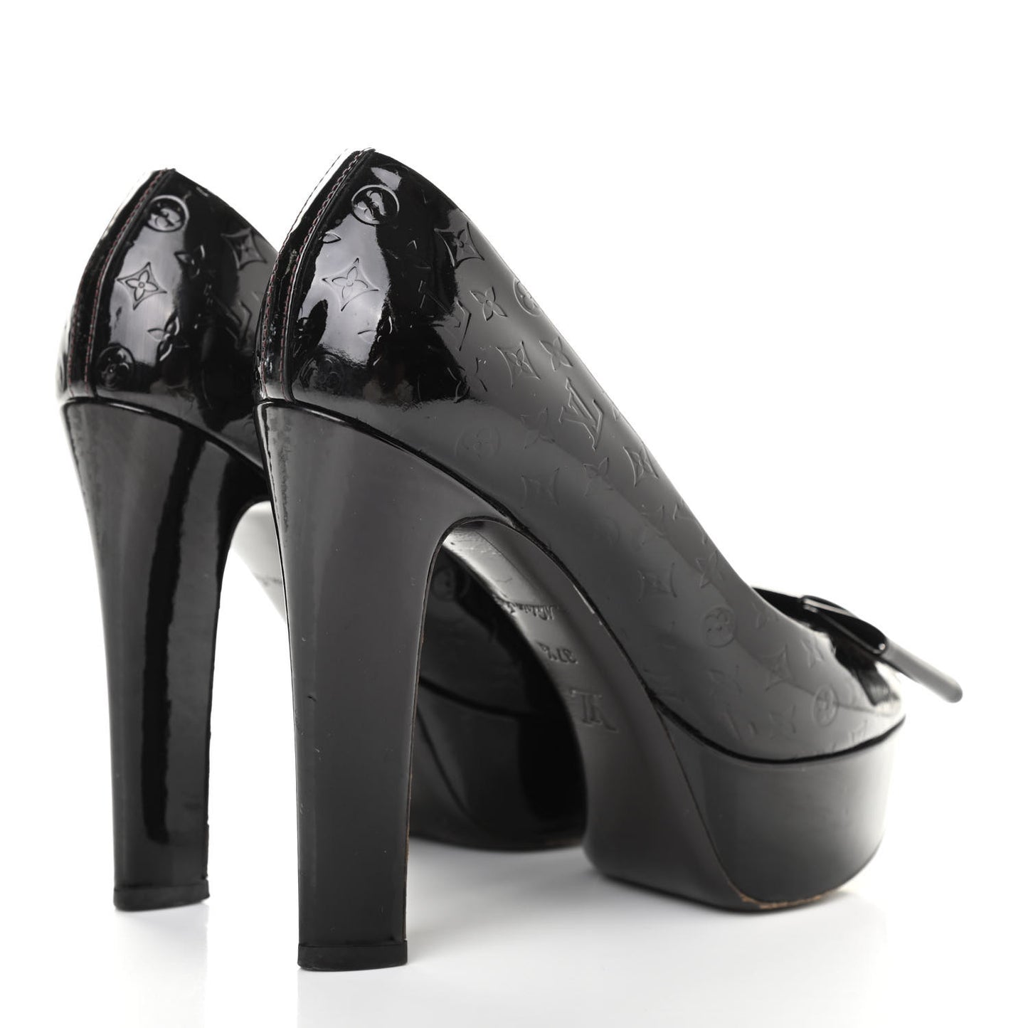 Vernis True Peep Toe Pumps 37.5 Amarante