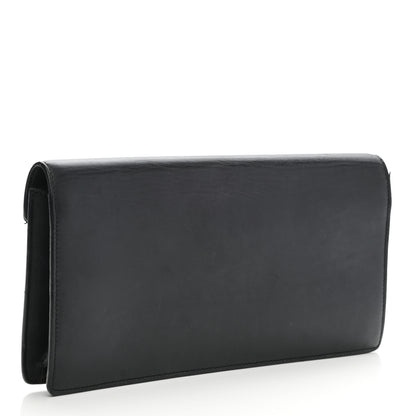 Saint Laurent Calfskin Studded Betty Clutch Black 3 of 13