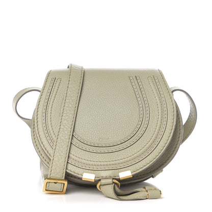 Chloe Calfskin Mini Marcie Round Crossbody Bag Sage 1 of 8