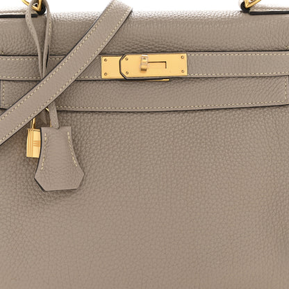 Hermes Togo Kelly Retourne 28 Gris Tourterelle 8 of 12