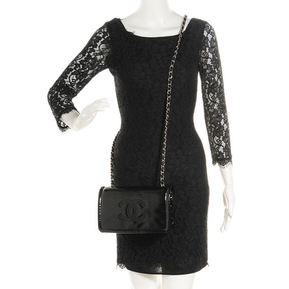 Chanel Vinyl Small Lipstick Flap Black 2 of 7
