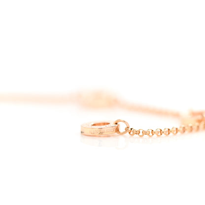Bulgari 18K Rose Gold Diamond Small B.Zero1 Pave Pendant Necklace 7 of 8