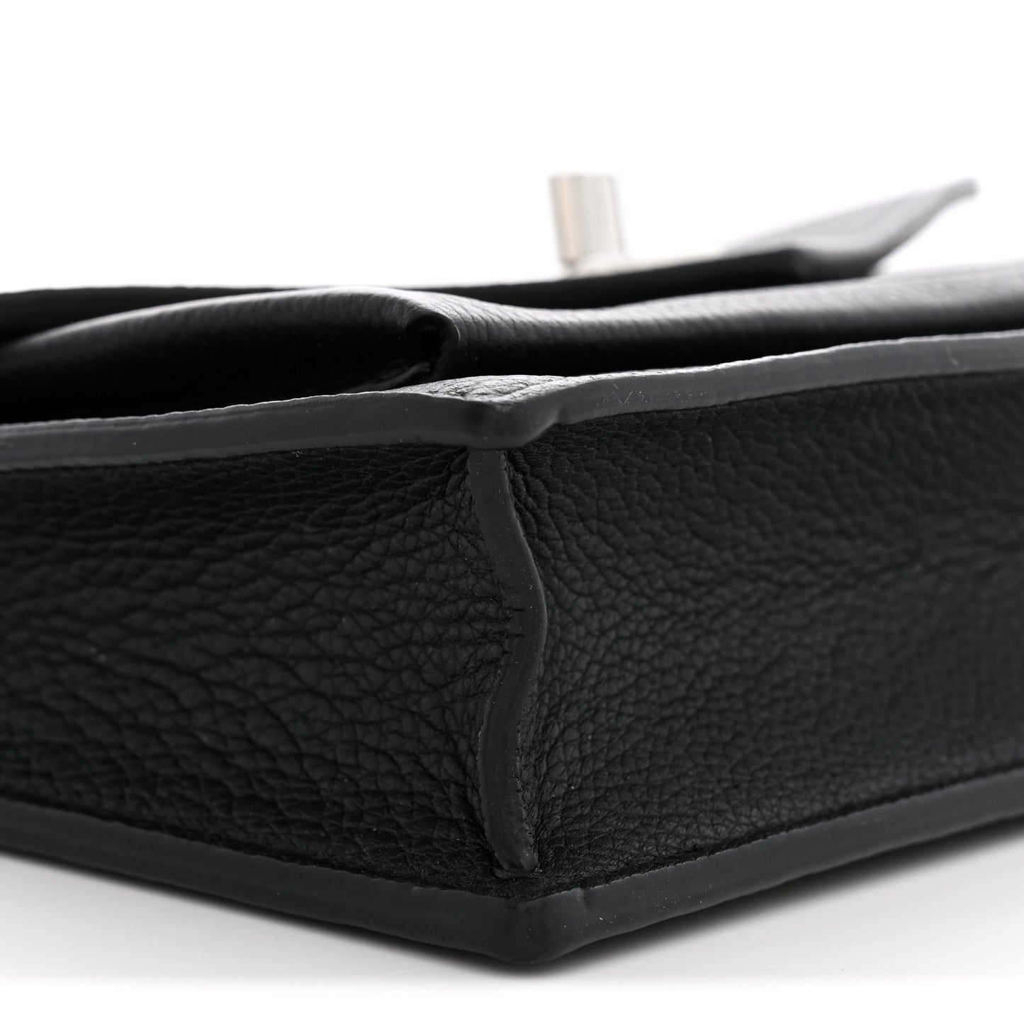 Soft Calfskin My Lockme Chain Pochette Black